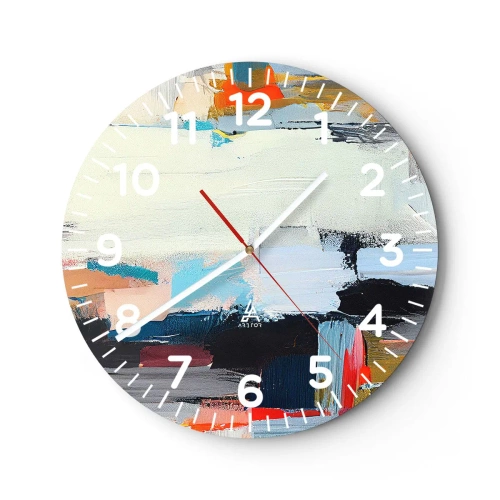 Wanduhr - Glasuhr - Gibt es eine Methode? - 30x30 cm