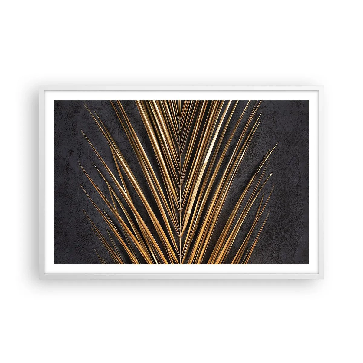 Poster in einem weißen Rahmen - Das Gold der Tropen - 91x61 cm