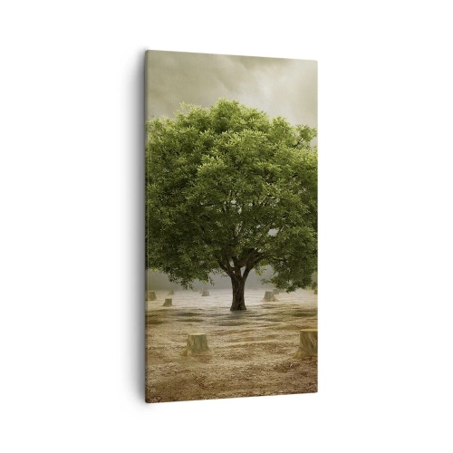 Bild auf Leinwand - Leinwandbild - Alle Hoffnung - 55x100 cm