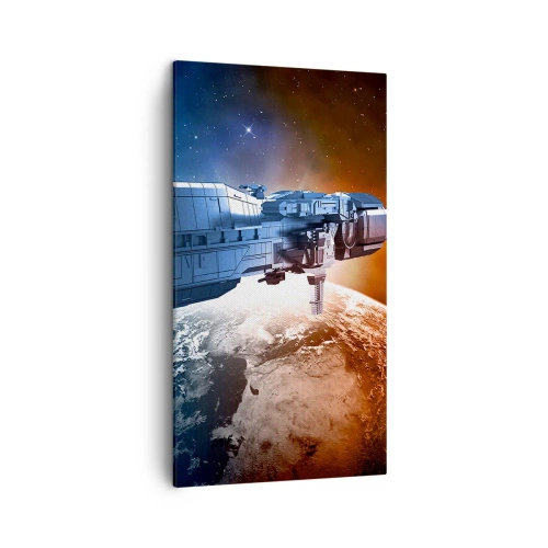 Bild auf Leinwand - Leinwandbild - Ein aufmerksamer Beobachter - 45x80 cm