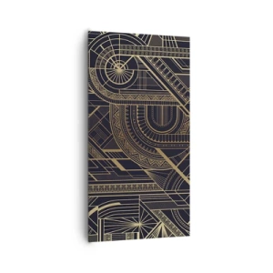 Bild auf Leinwand - Leinwandbild - Konzepte, Ideen, Pläne - 65x120 cm