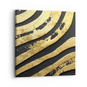 Bild auf Leinwand - Leinwandbild - Alles fließt - 30x30 cm