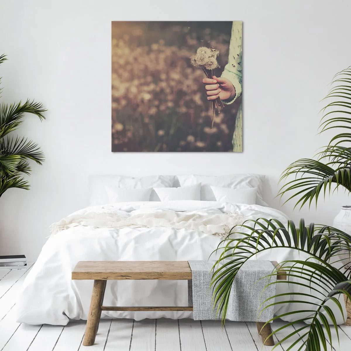 Bild auf Leinwand - Leinwandbild - Bitte behalte sie - 70x70 cm