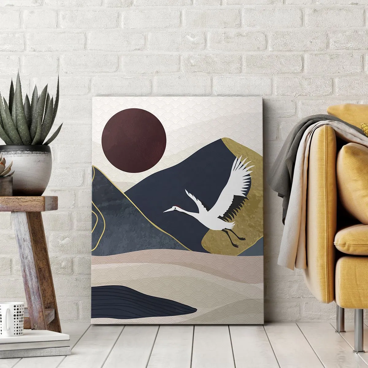 Bild auf Leinwand - Leinwandbild - Es ist wieder ein Tag VERFLOGEN - 65x120 cm