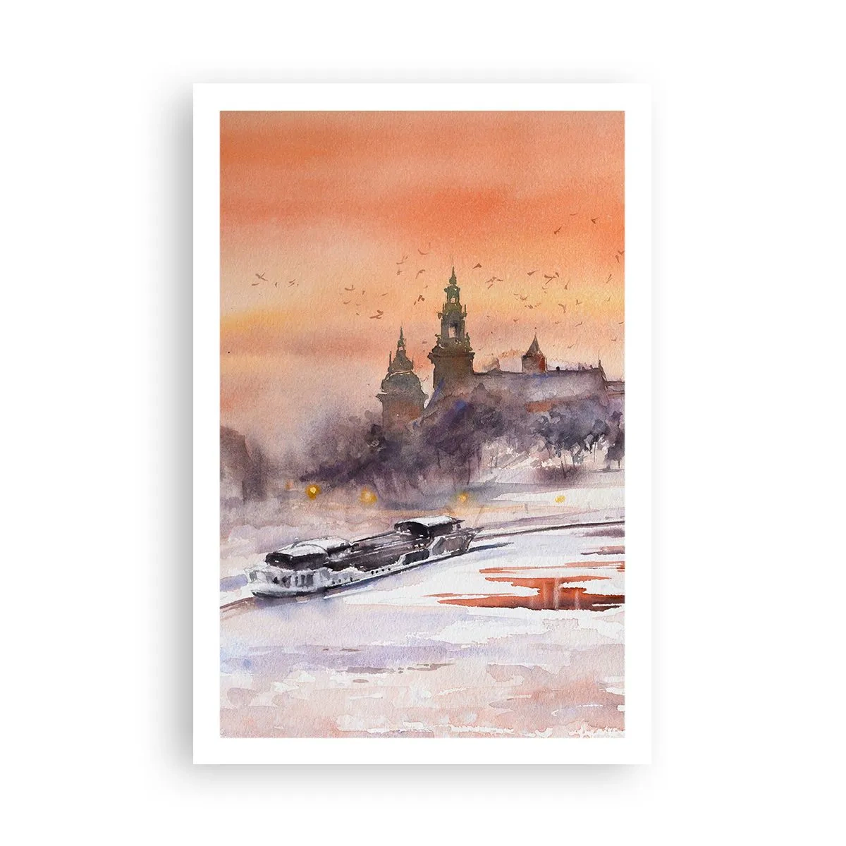 Poster - Königlicher Sonnenuntergang - 61x91 cm