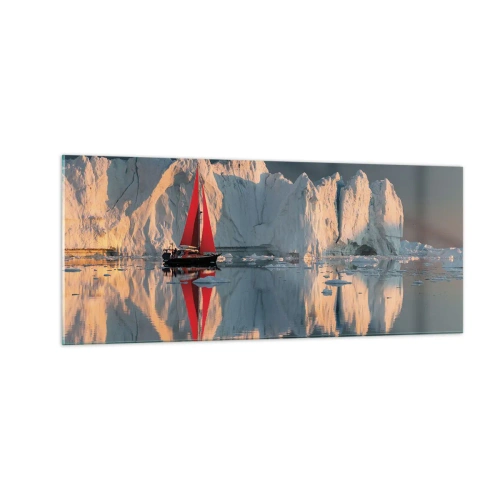 Glasbild - Bild auf glas - Am Rande der Welt - 100x40 cm