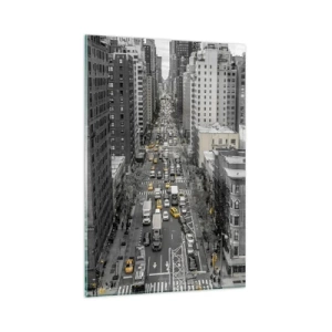Glasbild - Bild auf glas - New Yorker Leben - 80x120 cm