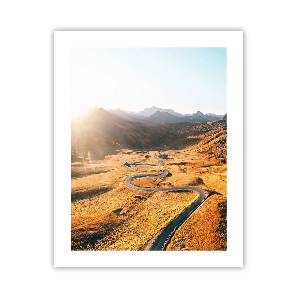 Poster - In einem goldenen Tal - 40x50 cm