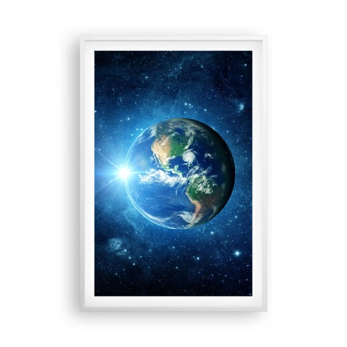 Poster in einem weißen Rahmen - Wir sind im Himmel - 61x91 cm