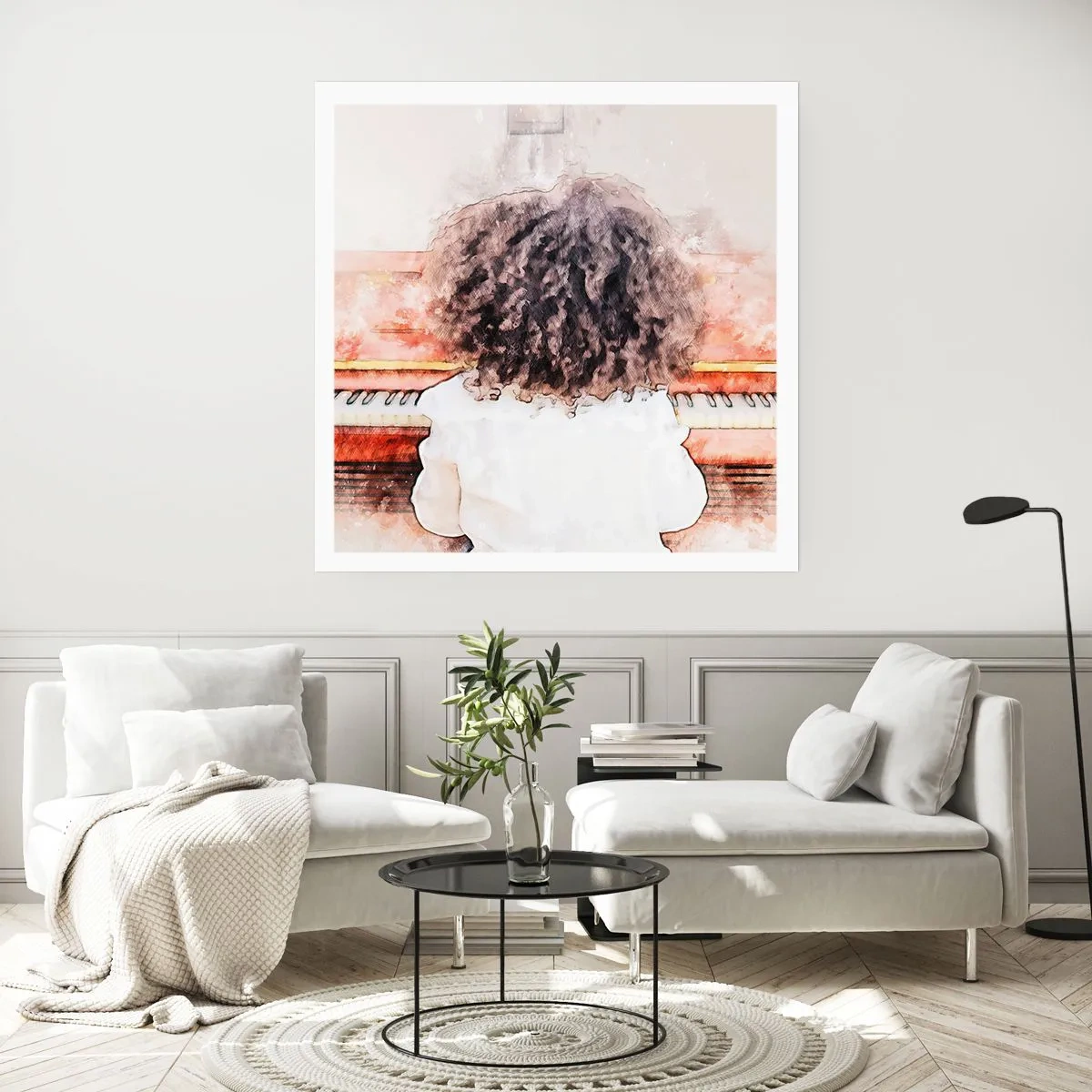 Poster - In der neuen Welt - 60x60 cm