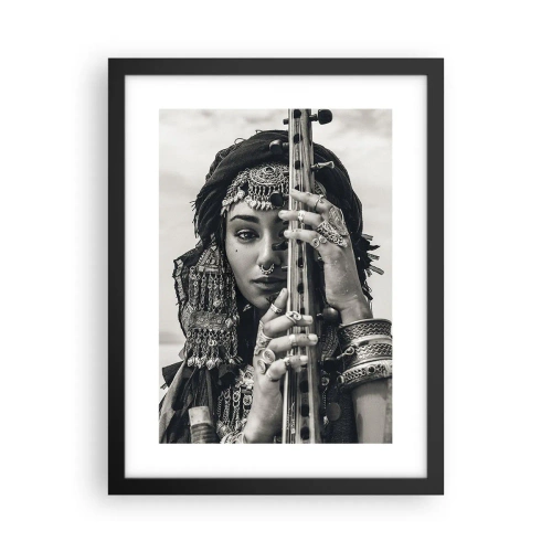 Poster in einem schwarzem Rahmen - Die Musik des Orients selbst - 30x40 cm