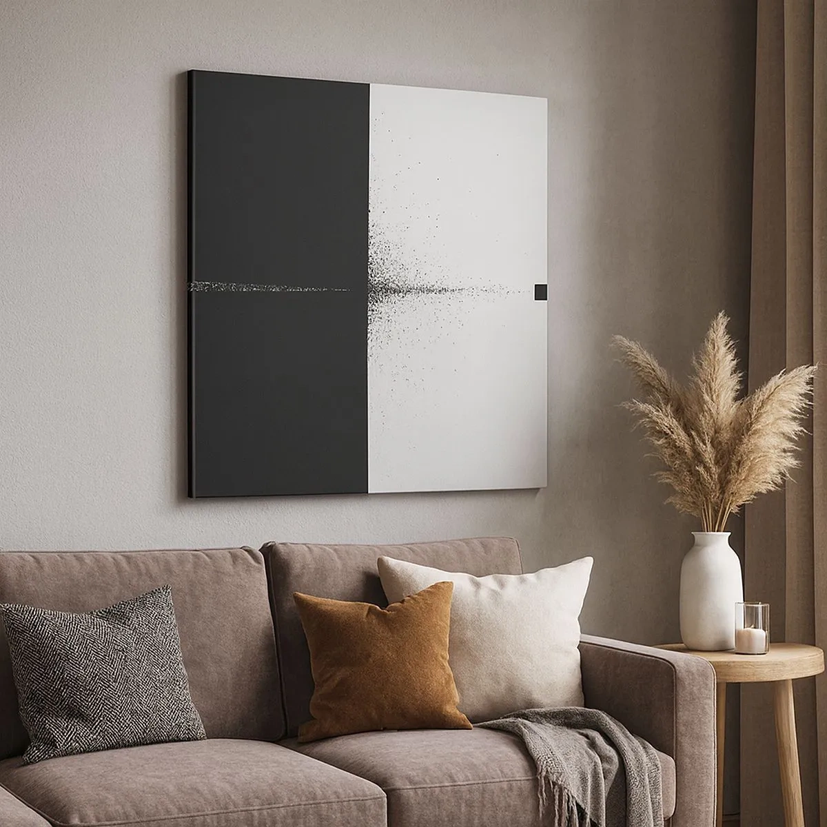 Bild auf Leinwand - Leinwandbild - Direkt zum Ziel - 30x30 cm