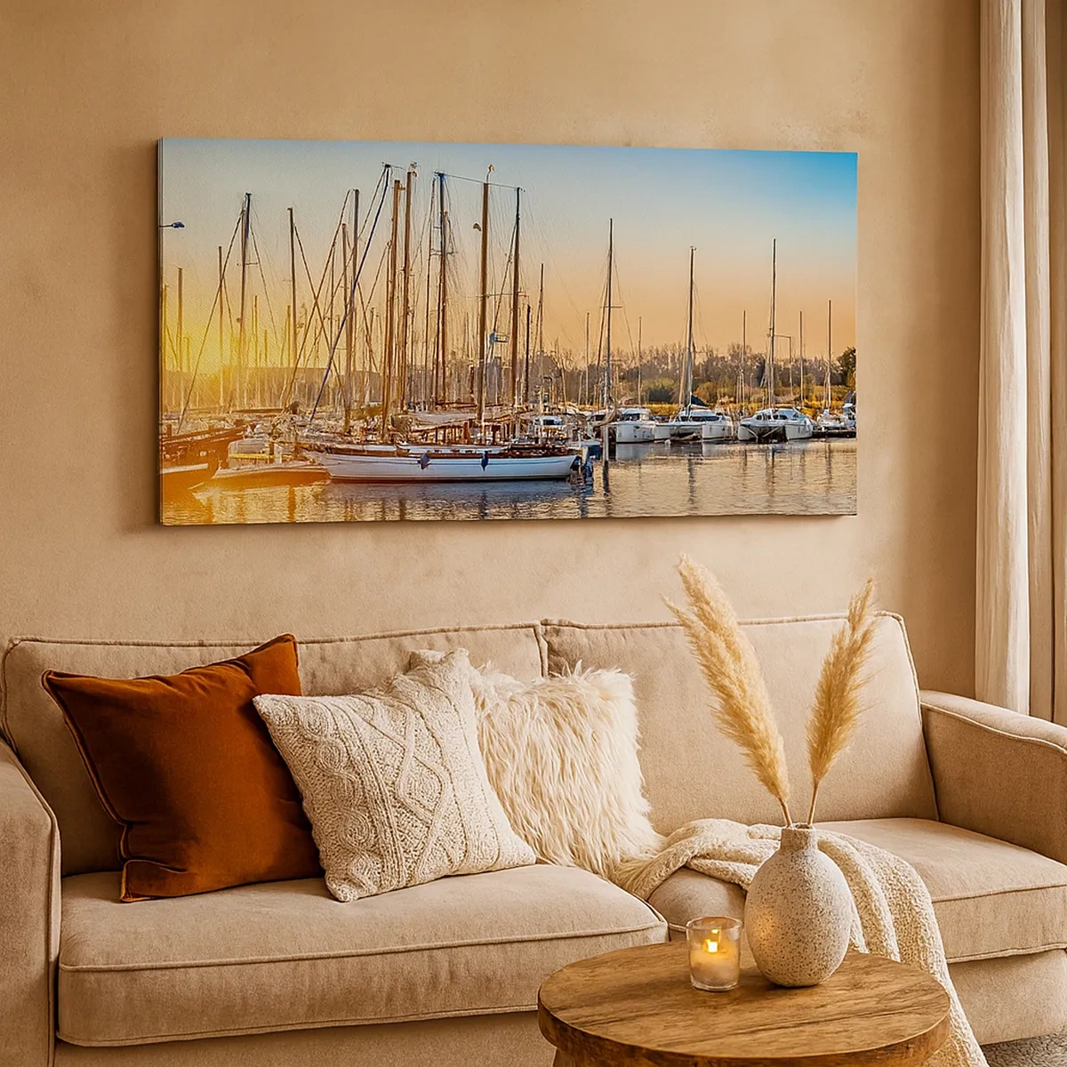 Bild auf Leinwand - Leinwandbild - Der Wind muss auch schlafen - 30x30 cm