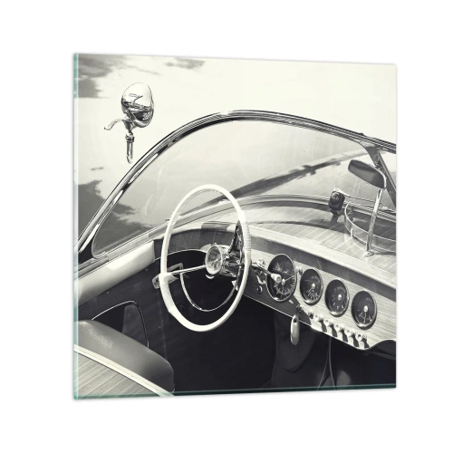 Glasbild - Bild auf glas - Wetter für die Reichen - 30x30 cm