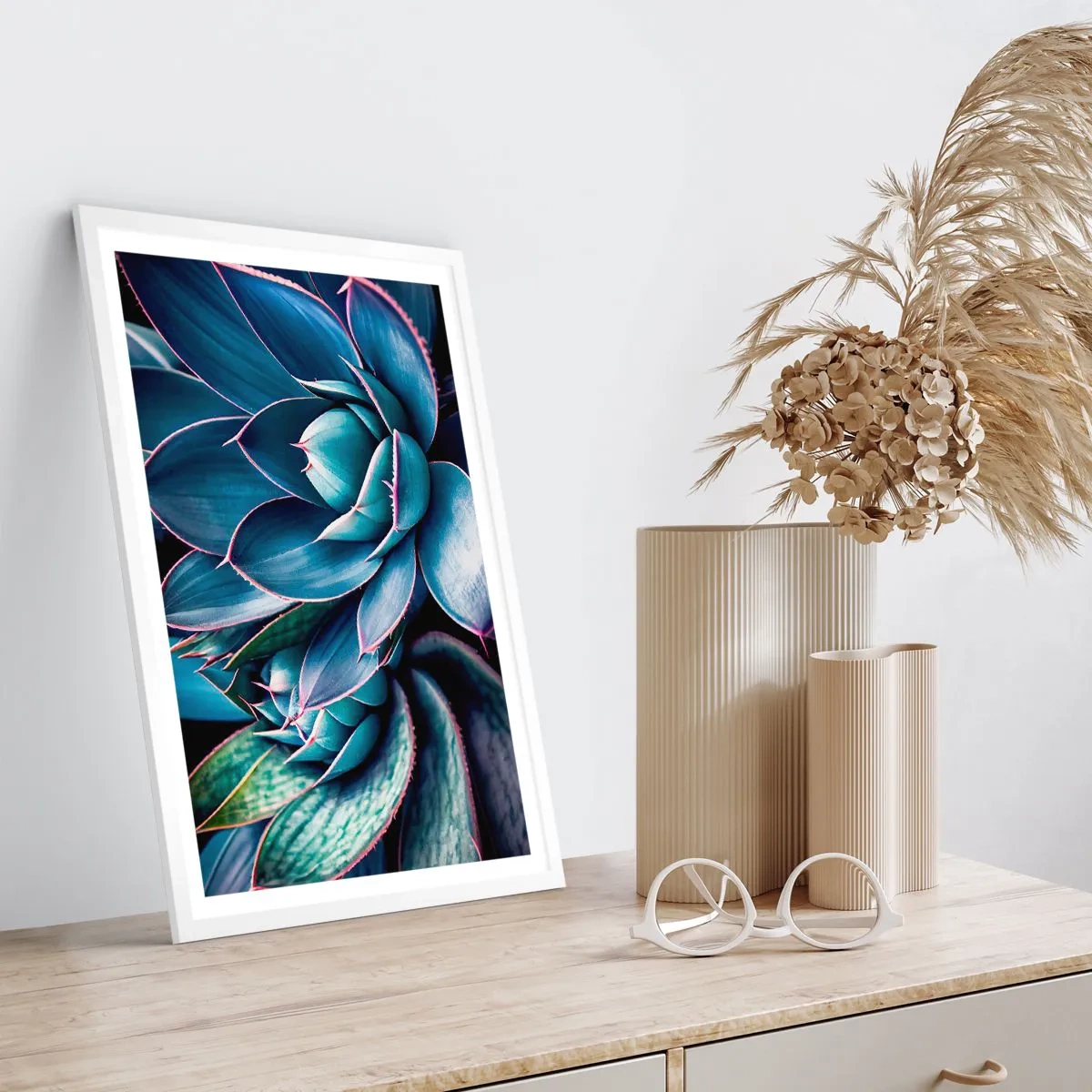 Poster in einem weißen Rahmen - Lebenskraft - 50x70 cm