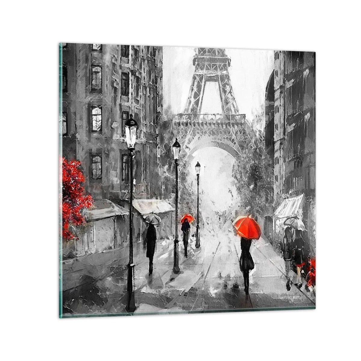 Glasbild - Bild auf glas - Alle Wege führen zu ihr - 30x30 cm