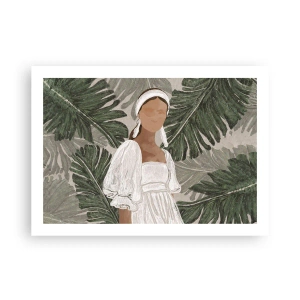 Poster - Exotisches Porträt - 70x50 cm