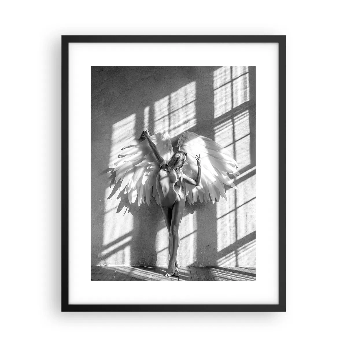 Poster in einem schwarzem Rahmen - Direkt vom Himmel - 40x50 cm