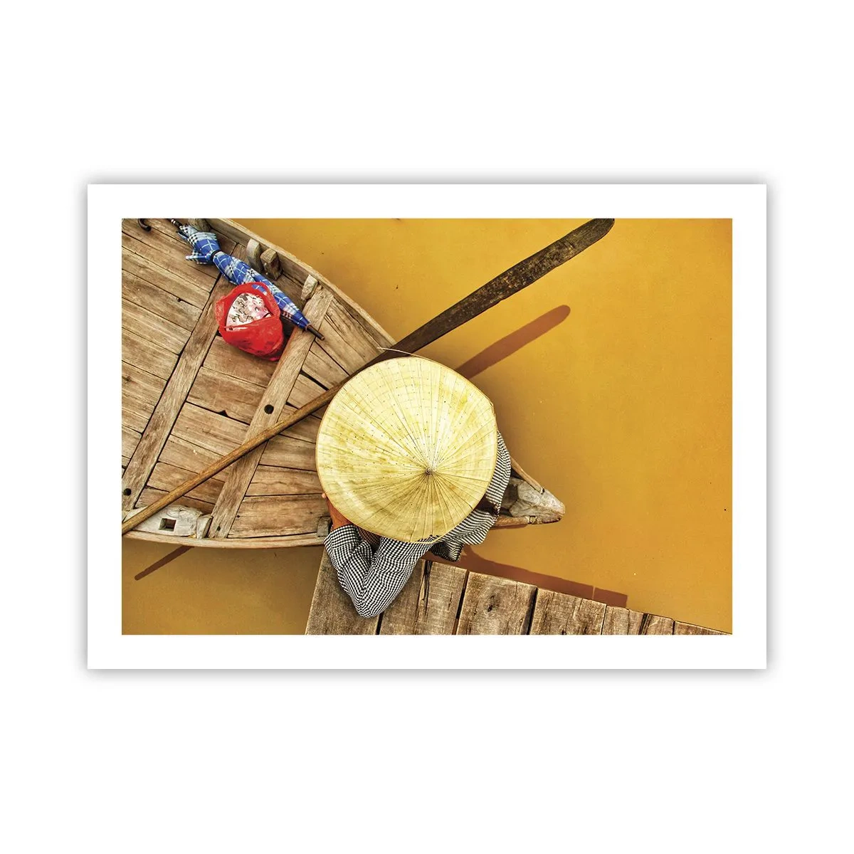 Poster - Leben am Gelben Fluss - 70x50 cm