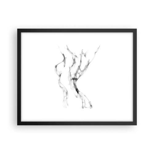 Poster in einem schwarzem Rahmen - Schön und stark - 50x40 cm