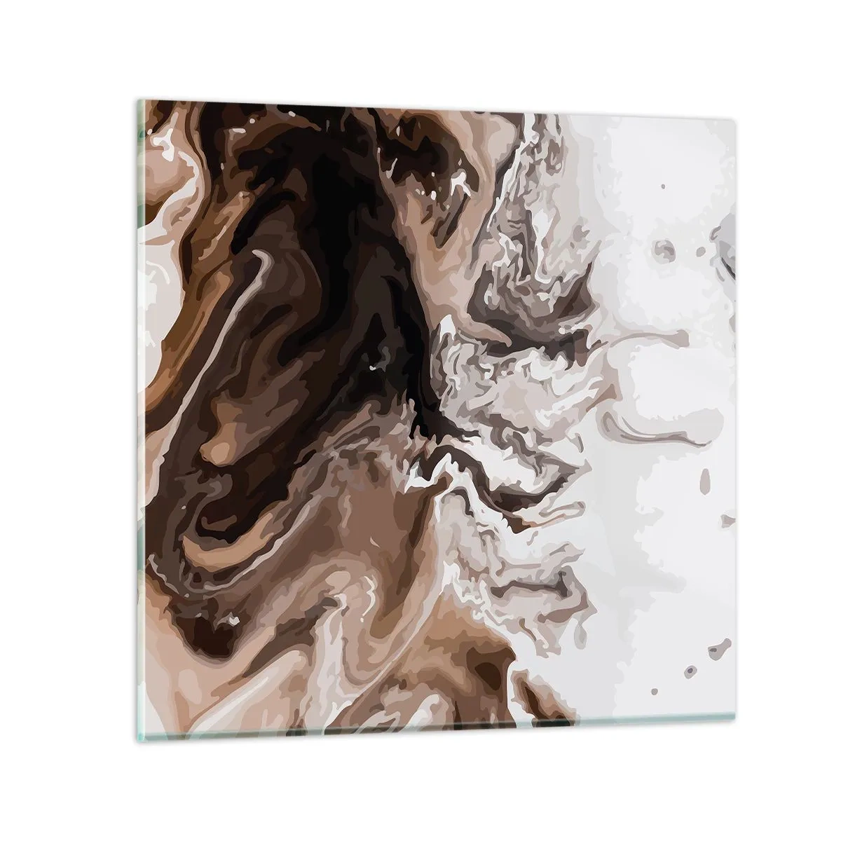 Glasbild - Bild auf glas - Farbkontrast - 50x50 cm