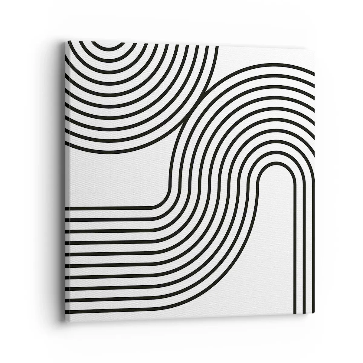 Bild auf Leinwand - Leinwandbild - An der Kurve - 40x40 cm