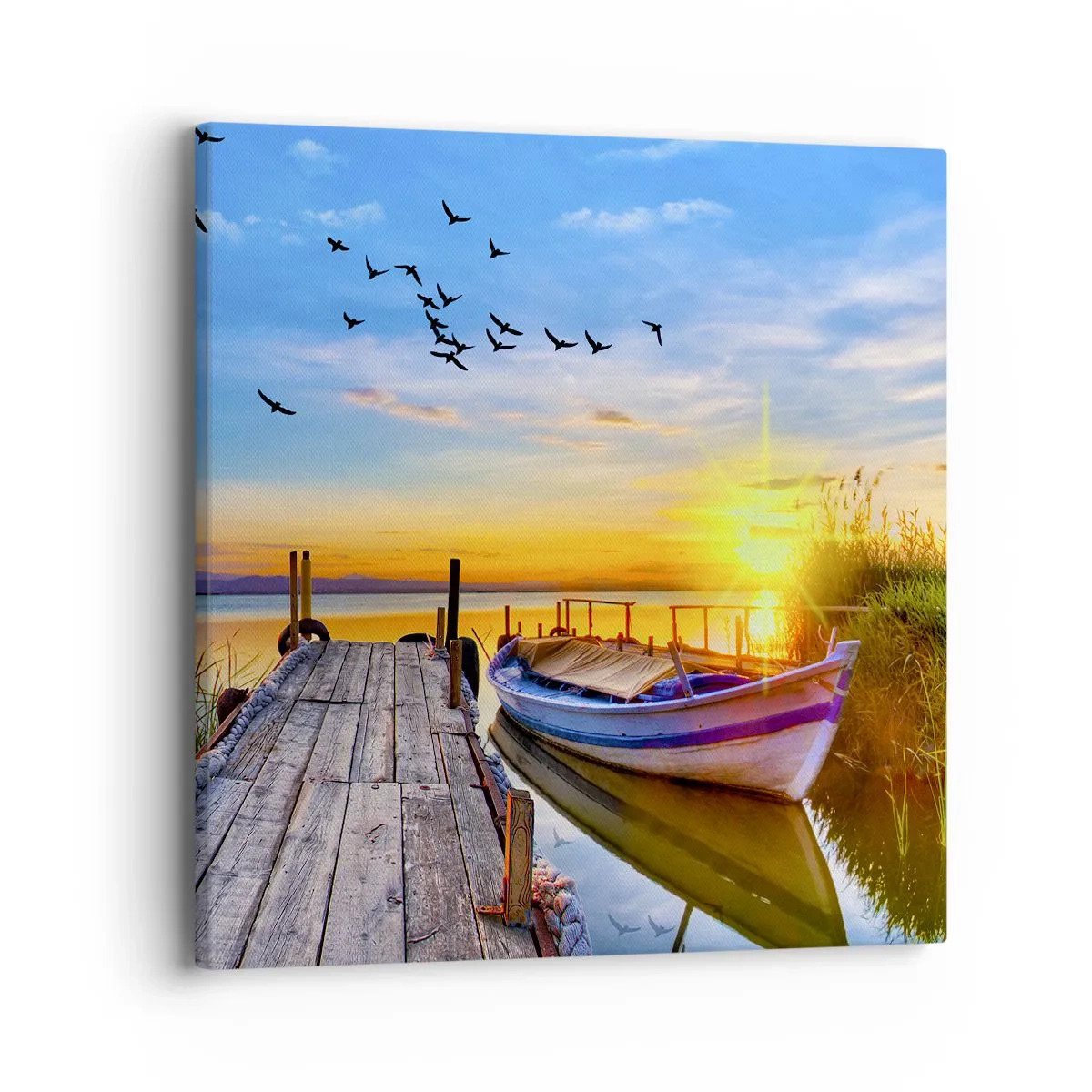 Bild auf Leinwand - Leinwandbild - Bis morgen - 40x40 cm