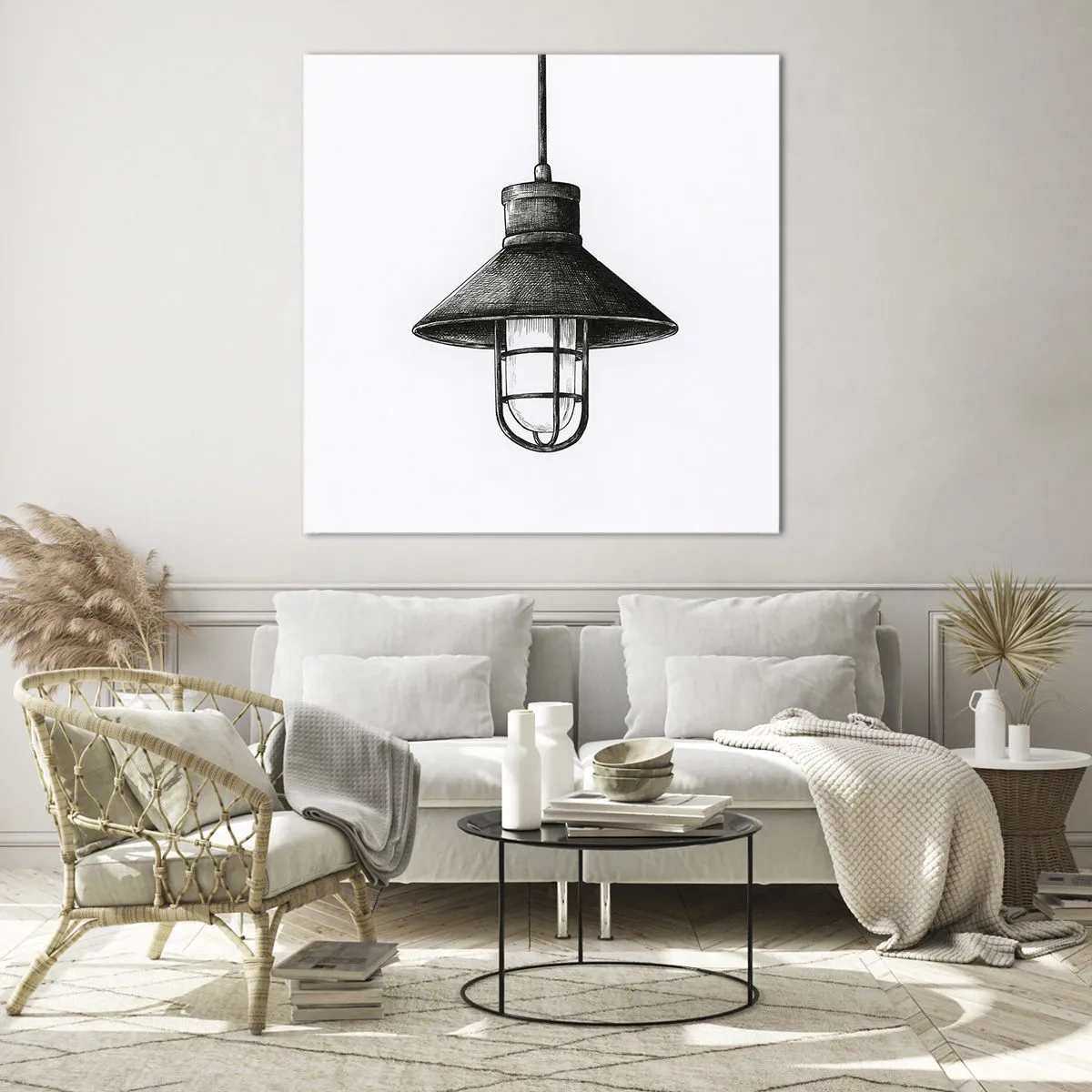 Glasbild - Bild auf glas - Wie vor Jahren… - 70x70 cm