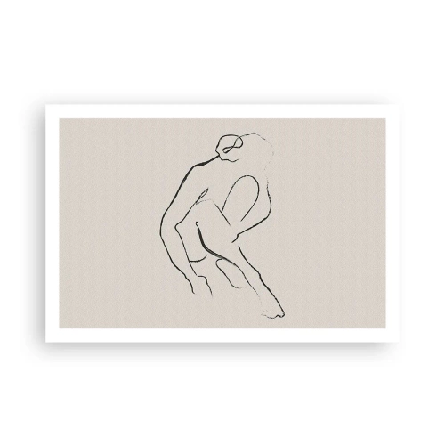 Poster - Intime Skizze - 91x61 cm