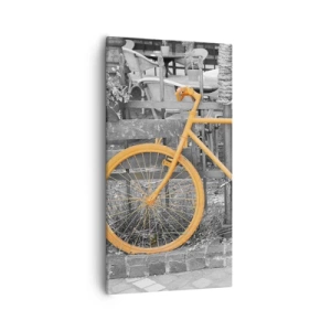 Bild auf Leinwand - Leinwandbild - Geh, ich warte hier - 55x100 cm