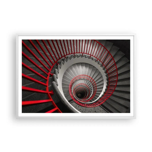 Poster in einem weißen Rahmen - Architekturspaß - 100x70 cm
