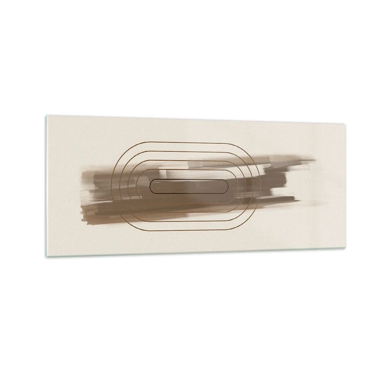 Glasbild - Bild auf glas - Ein Hauch von Grau - 100x40 cm