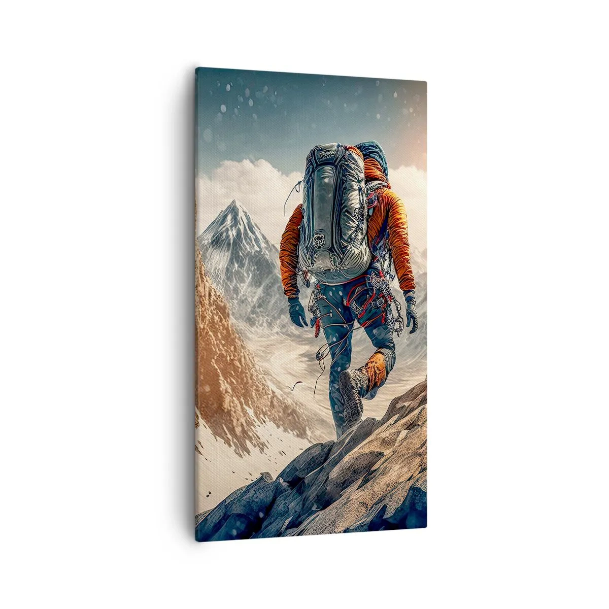 Bild auf Leinwand - Leinwandbild - Einsamer Krieger - 55x100 cm