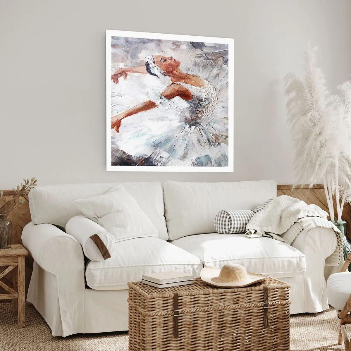 Poster - Zart und leicht wie Tüll - 30x30 cm
