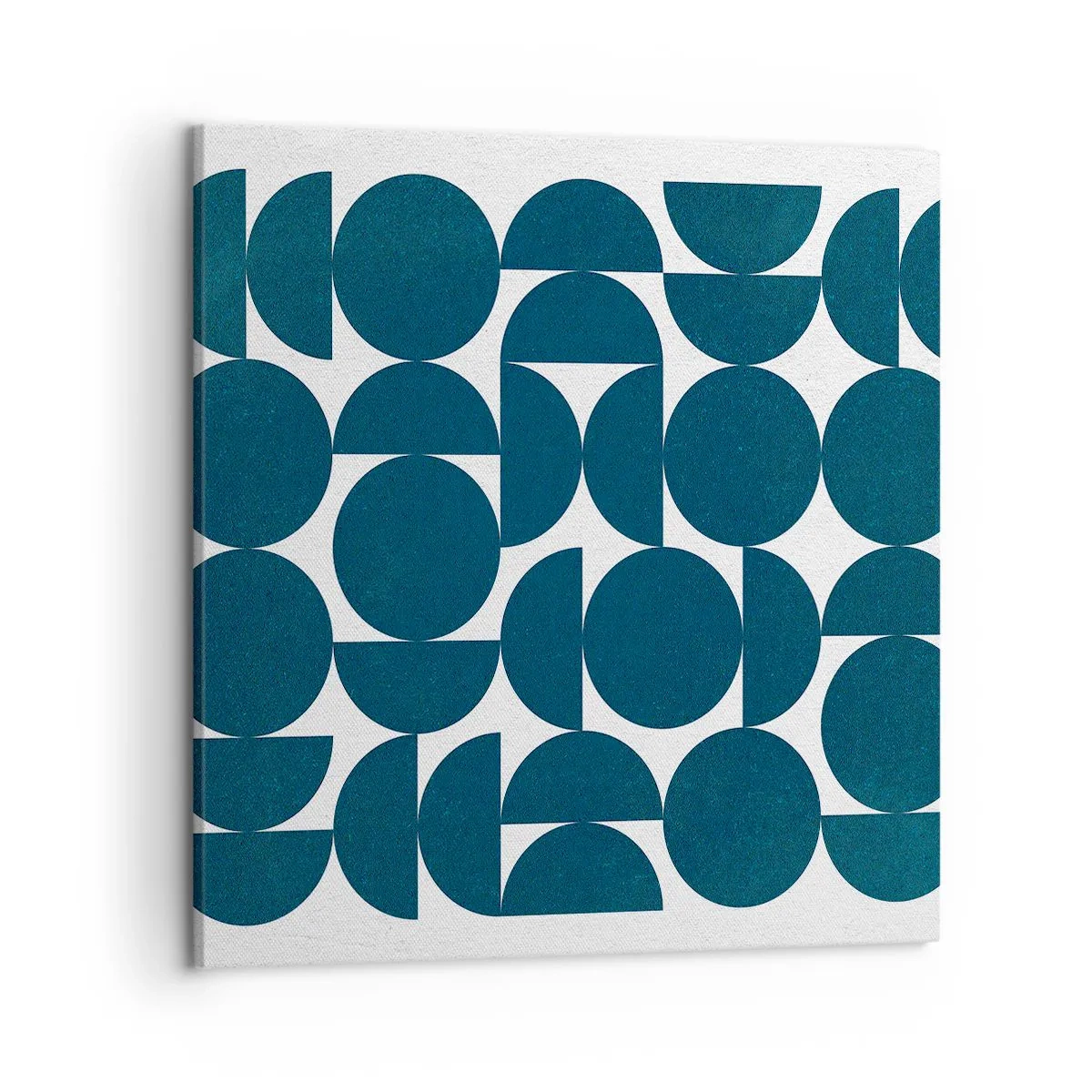 Bild auf Leinwand - Leinwandbild - Kreise und Halbkreise - 50x50 cm