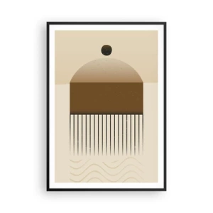 Poster in einem schwarzem Rahmen - Verschiedene Staaten - 70x100 cm