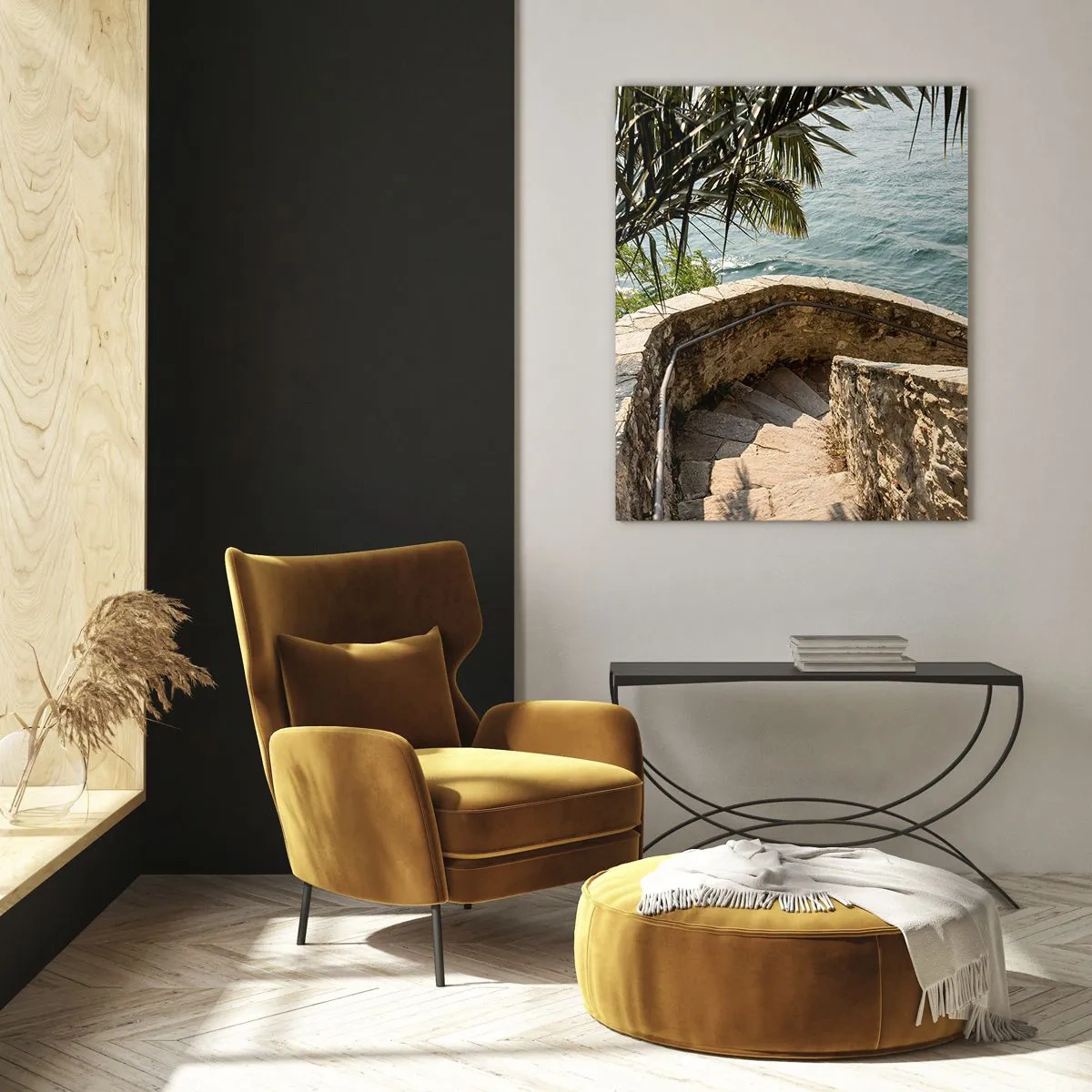Glasbild - Bild auf glas - Unter der Sonne Italiens - 70x100 cm