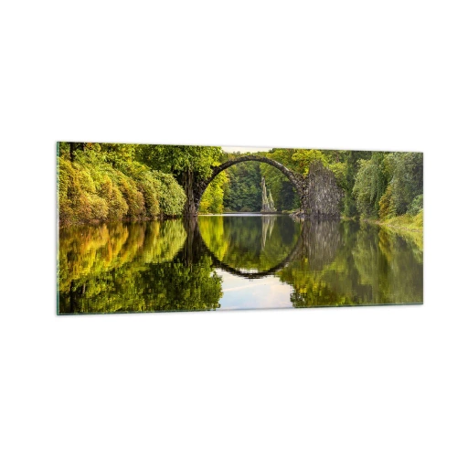 Glasbild - Bild auf glas - An der Kreuzung zweier Welten - 100x40 cm