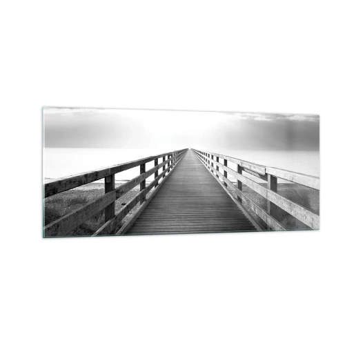 Glasbild - Bild auf glas - In die Ferne ... - 100x40 cm
