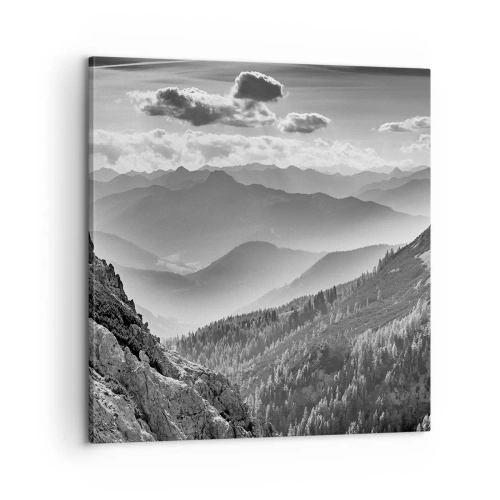 Bild auf Leinwand - Leinwandbild - Bis zum Horizont - 60x60 cm