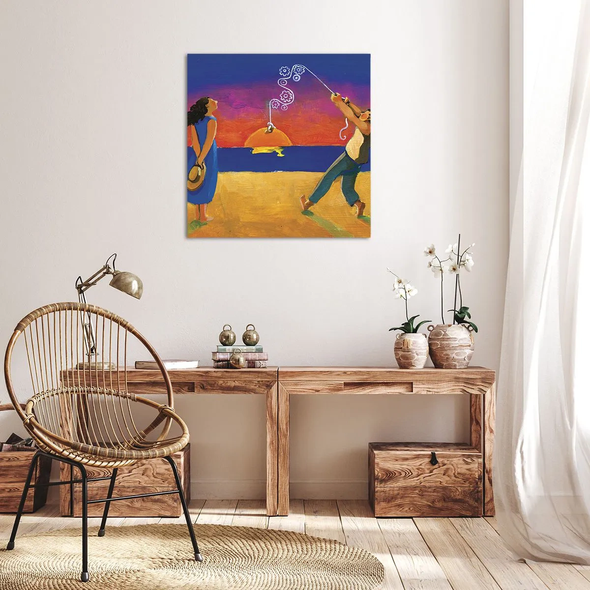 Bild auf Leinwand - Leinwandbild - Mehr als ein Sternchen vom Himmel - 30x30 cm