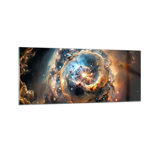 Glasbild - Bild auf glas - Anfang - 100x40 cm