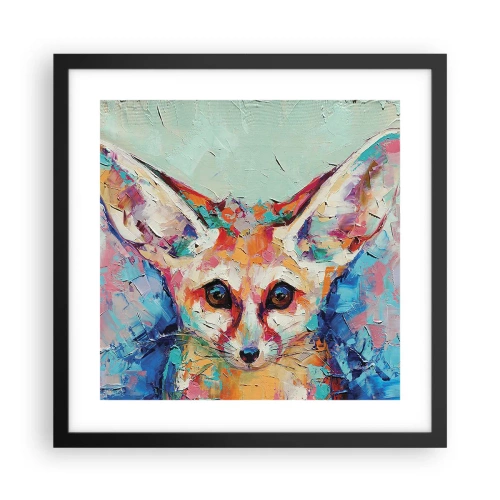 Poster in einem schwarzem Rahmen - Bist du bereit für mich? - 40x40 cm