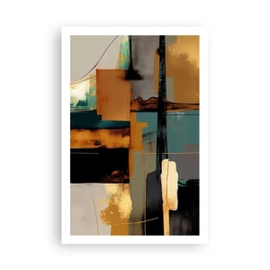Poster - Abstraktion – Licht und Schatten - 61x91 cm