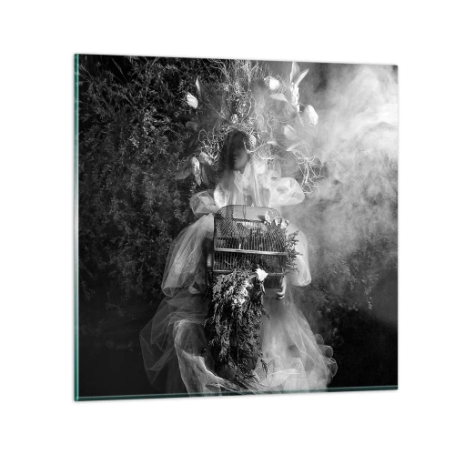 Glasbild - Bild auf glas - Mutter selbst - Natur - 60x60 cm