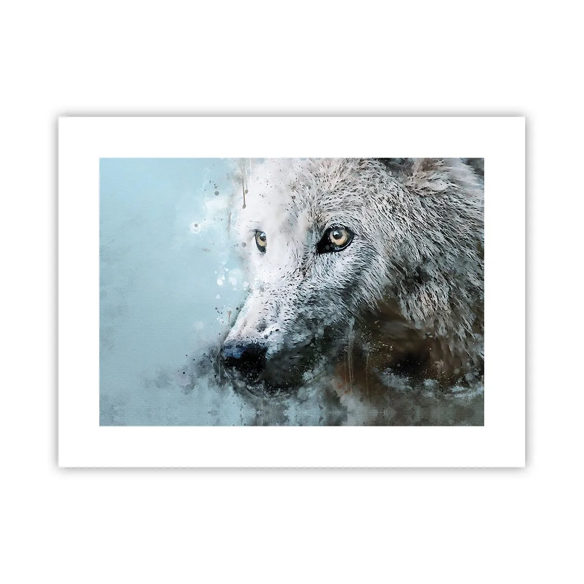 Poster - Lerne die Wolfsseele kennen - 40x30 cm