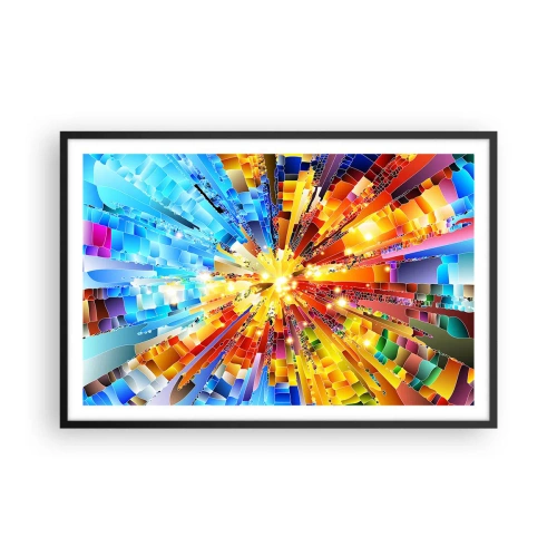 Poster in einem schwarzem Rahmen - In Medienauflösung - 91x61 cm