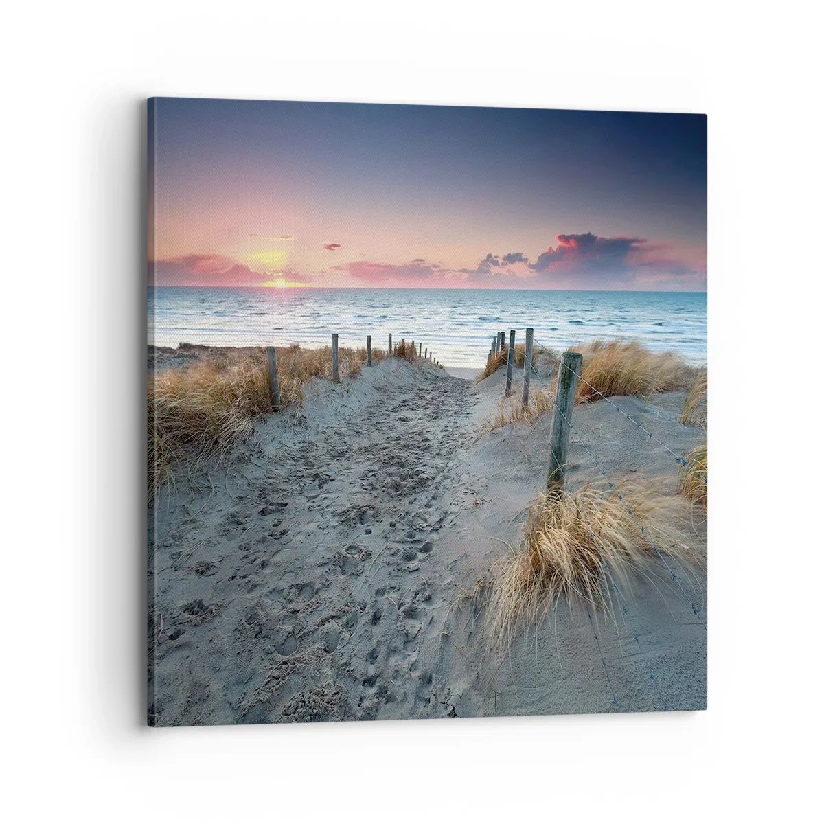 Bild auf Leinwand - Leinwandbild - Du hast einen Regenbogen aus strahlendem Licht verschüttet ... - 70x70 cm
