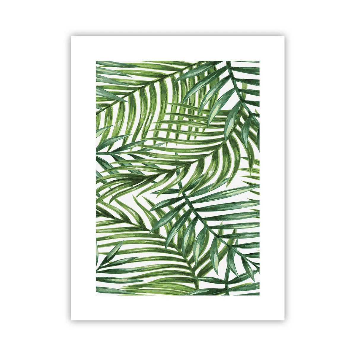 Poster - Unter dem grünen Baldachin - 30x40 cm