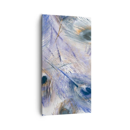 Bild auf Leinwand - Leinwandbild - Pfau-Komposition - 55x100 cm